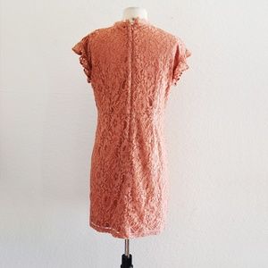 Who What Wear Dresses - Who What Wear Copper Lace Dress Size M Who What Wear Dresses - Who What Wear Copper Lace Dress Size M